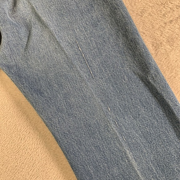 Vintage Wrangler 13MWZ Jeans Mens 38x32(34x31) Medium Wash Straight Made USA 80s - Picture 13 of 15